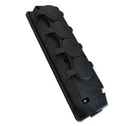 ZEL-02004 ΠΟΛΥΠΡΙΖΟ ΣΟΥΚΟ RUBBER 4 ΘΕΣΕΩΝ ΧΩΡΙΣ ΚΑΛΩΔΙΟ