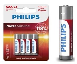 ΜΠΑΤΑΡΙΑ AAA PHILIPS POWER ALKALINE ( 4 TMX / BLISTER )